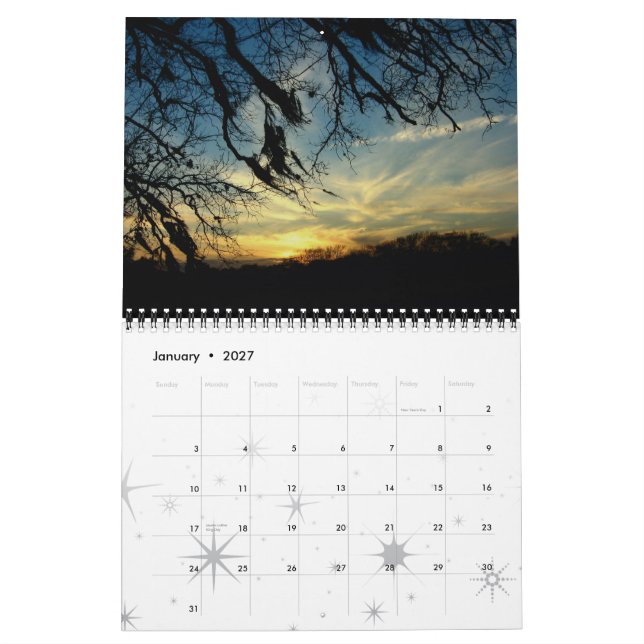 Texas Sunsets Calendar 2010 (Jan 2027)