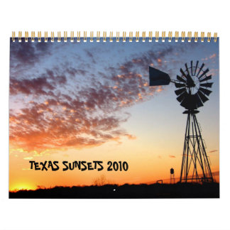 Texas Sunsets Calendar 2010