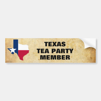 TEXAS TEA PARTY BUMPER STICKER