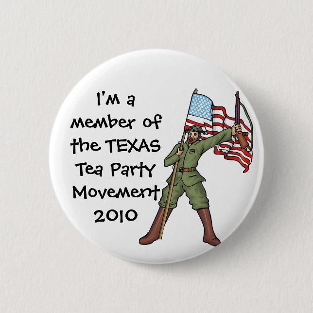 TEXAS TEA PARTY BUTTON (Front)