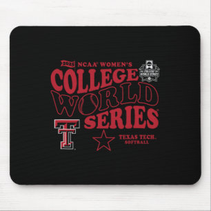 Texas Tech Red Raiders Wcws 2025 Softll Black Mouse Mat