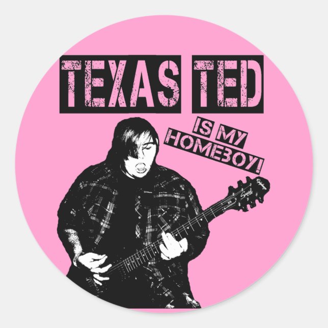 Texas Ted Sticker (Front)
