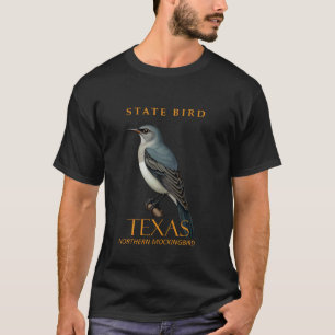 Texas Territory Northern Mockingbird Bird T-Shirt