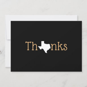 Texas Thanks Blank Greeting Card Set
