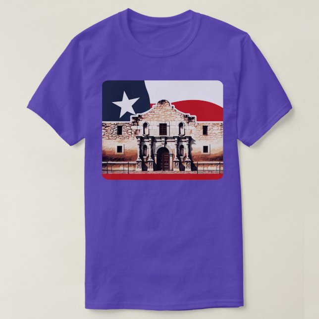 Texas The Alamo T-Shirt (Design Front)