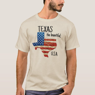 TEXAS the beautiful USA T-Shirt