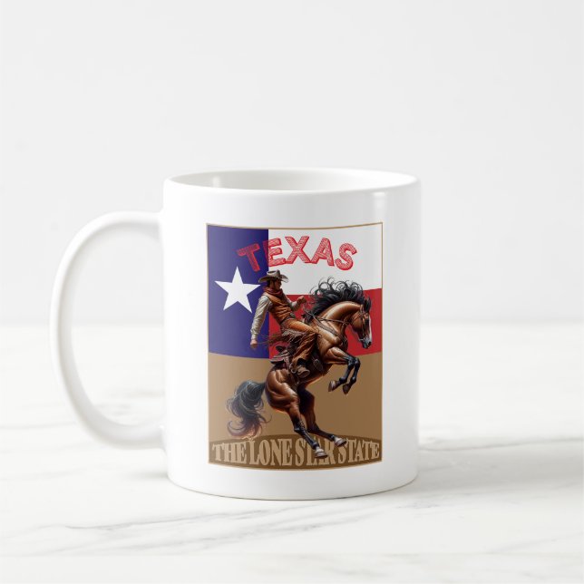 Texas The Lone Star State Coffee Mug (Left)