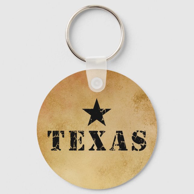 Texas, the Lone Star State Key Ring (Front)