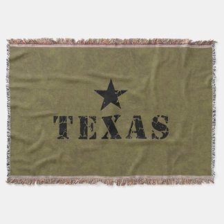Texas, the Lone Star State Throw Blanket