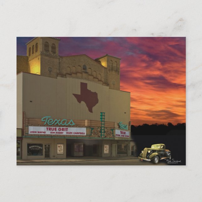 Texas Theatre - San Angelo, Texas Postcard (Front)