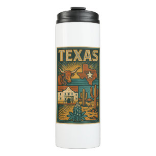 Texas Thermal Tumbler – Insulated Stainless Steel
