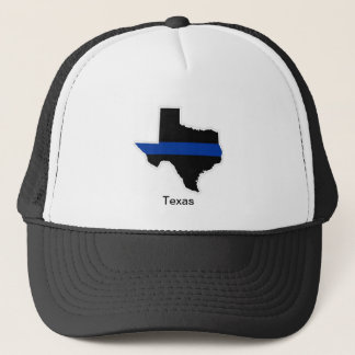 Texas Thin Blue Line Trucker Hat