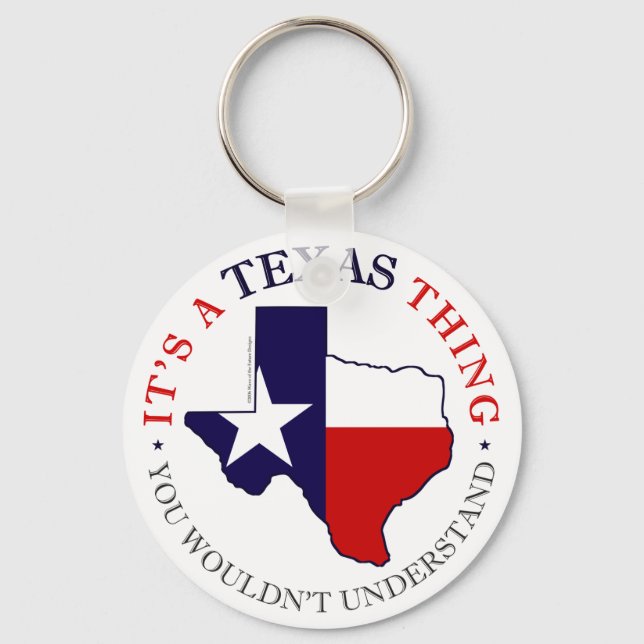 Texas Thing Key Ring (Front)