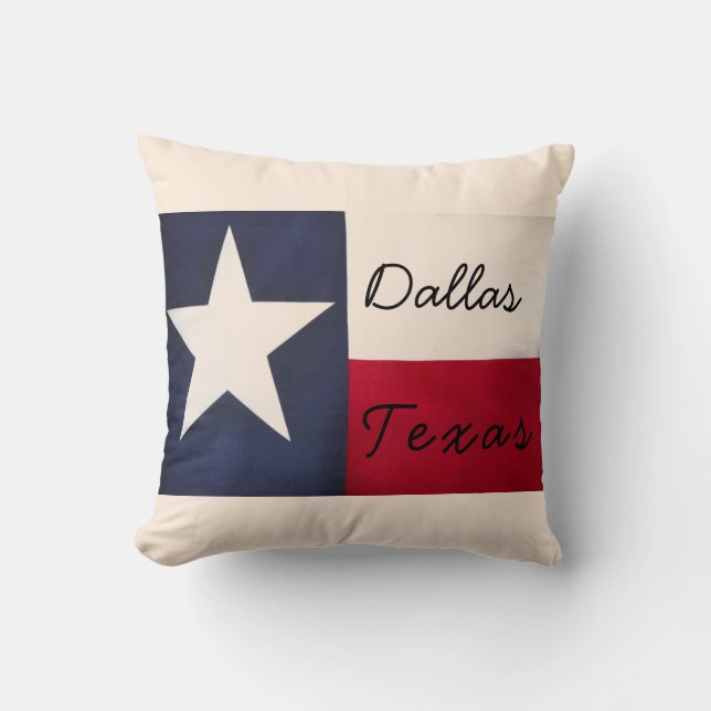 Texas Throw Pillow (Front)