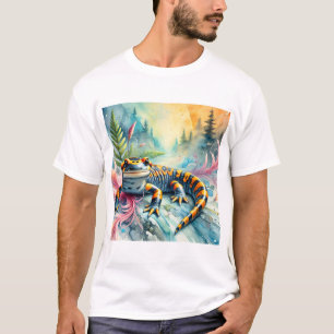 Texas tiger salamander 180924AREF132 - Watercolor T-Shirt