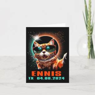 Texas Total Solar Eclipse 2024 Card