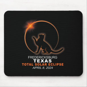 Texas Total Solar Eclipse 2024  Mouse Mat
