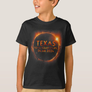 Texas Total Solar Eclipse April 8 2024 Texas Solar T-Shirt