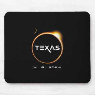 Texas Totality 4.08.2024 Total Solar Eclipse 2024 Mouse Mat