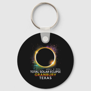 Texas Totality Total Solar Eclipse April 8 2024 Key Ring