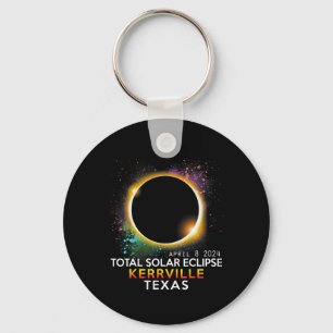 Texas Totality Total Solar Eclipse April 8 2024  Key Ring