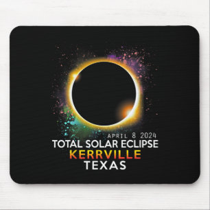 Texas Totality Total Solar Eclipse April 8 2024 Mouse Mat