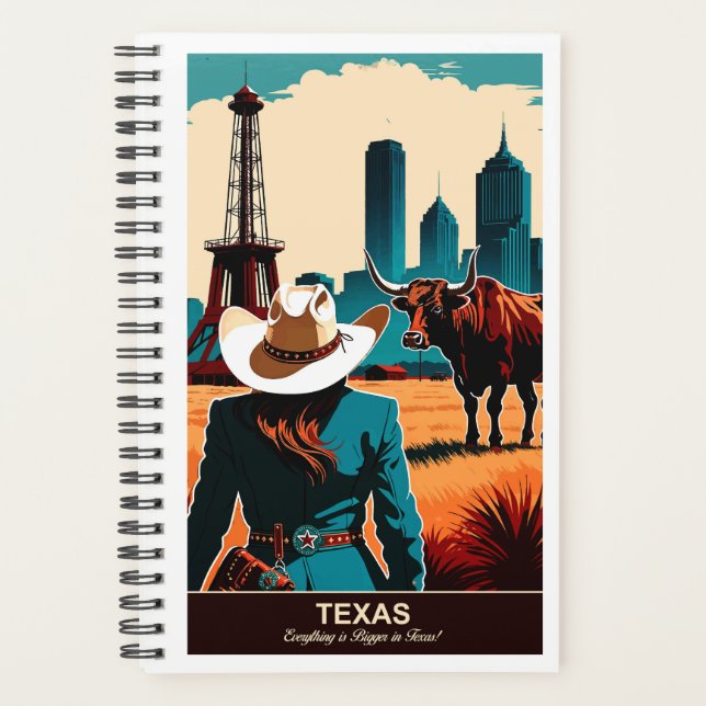 Texas Travel: Everything is Bigger in Texas Planner (Front)