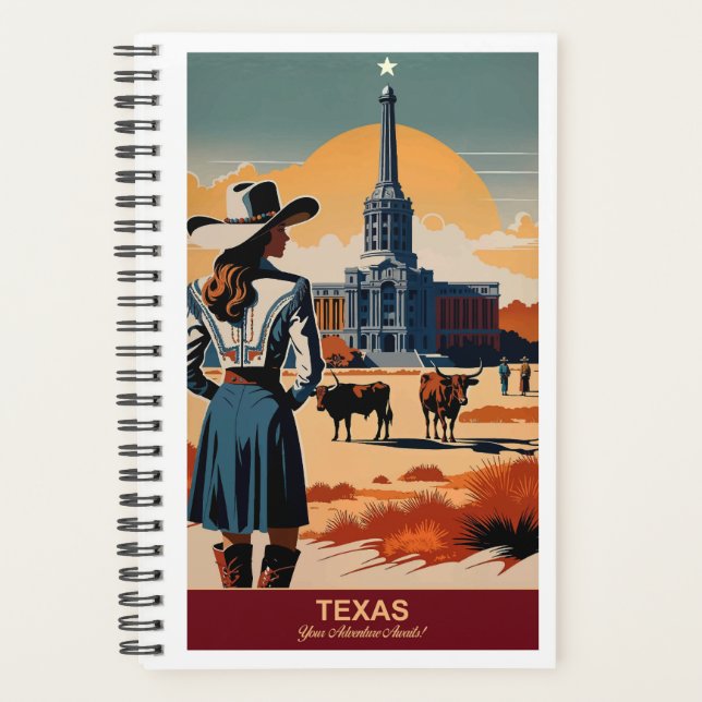 Texas Travel: Your Adventure Awaits Planner (Front)