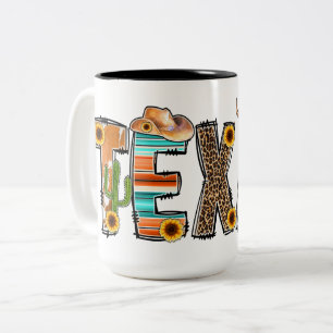 Texas Two-Tone Coffee Mug