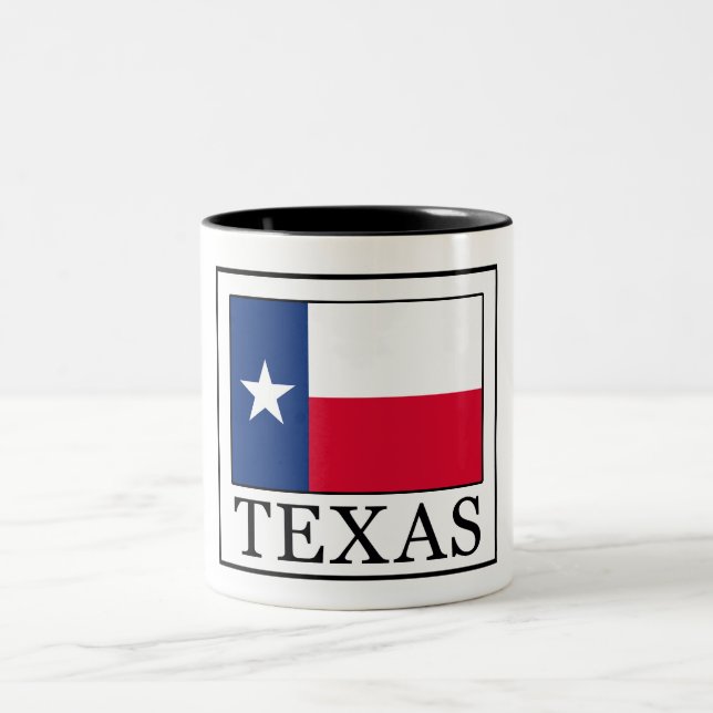 Texas Two-Tone Coffee Mug (Center)