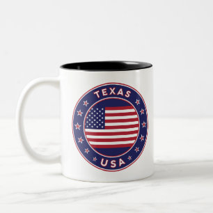 Texas Two-Tone Coffee Mug
