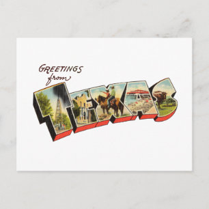 Texas TX Postcard
