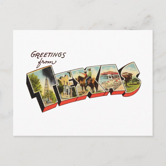 Texas TX Postcard (Front)