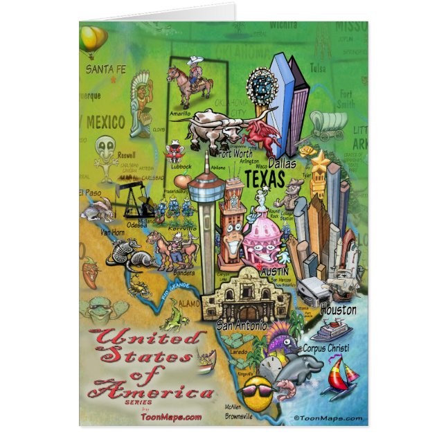 Texas USA Card (Front)