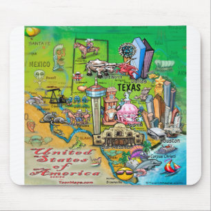 Texas USA Mouse Mat