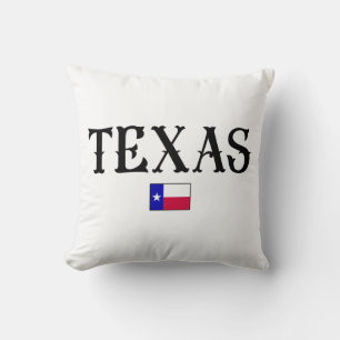 Texas USA State Map Flag Cushion