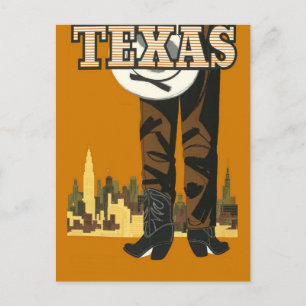 Texas USA vintage travel postcard