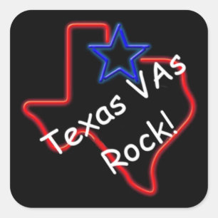 Texas VAs Rock Stickers