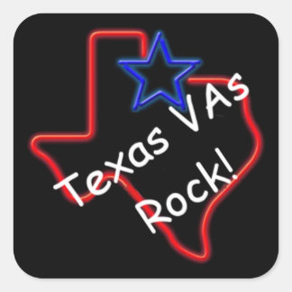 Texas VAs Rock Stickers