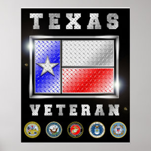 Texas Veteran Poster