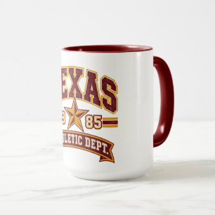 Texas Vintage Athletic Dept Maroon Mug
