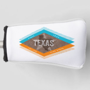 Texas Vintage Lone Star State Retro United States Golf Head Cover
