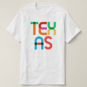 Texas Vintage Retro Colorful 80s Pop Art T-Shirt