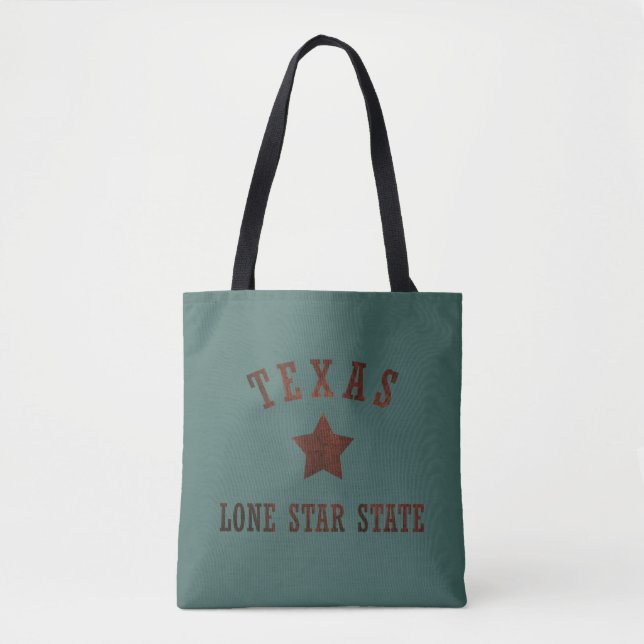 Texas vintage the lone star state tote bag (Front)