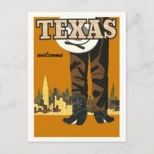 Texas, Vintage Travel Postcard