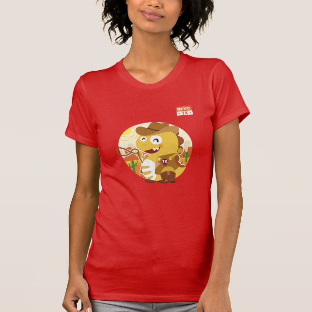Texas VIPKID T-Shirt (orange) (Front)