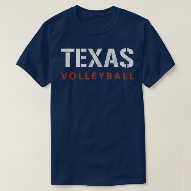 Texas Volleyball Vintage distressed 3  T-Shirt (Design Front)