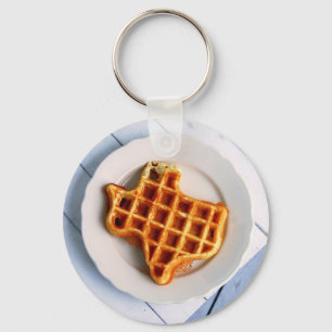 Texas Waffle Key Ring