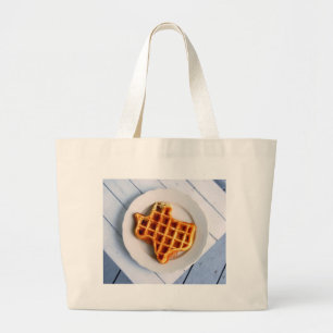 Texas Waffle Large Tote Bag