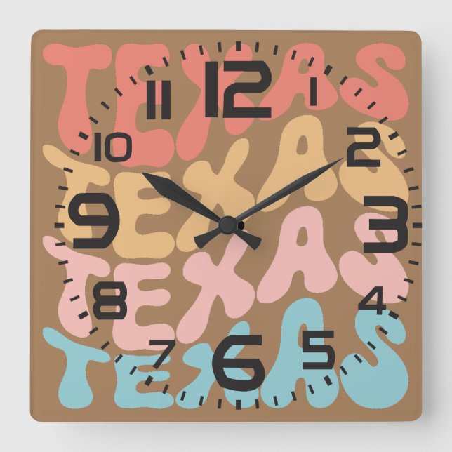 Texas wall clock (Front)